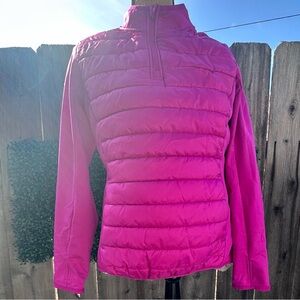 NWOT Hot Pink Puffer Jacket Size Medium